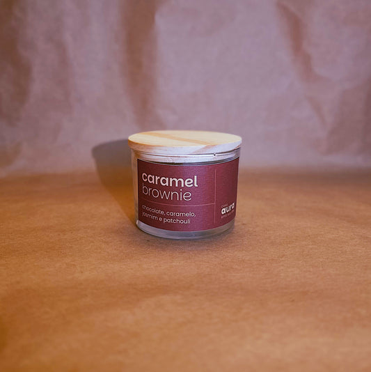 Vela Aromática Caramel Brownie | Casa Aura