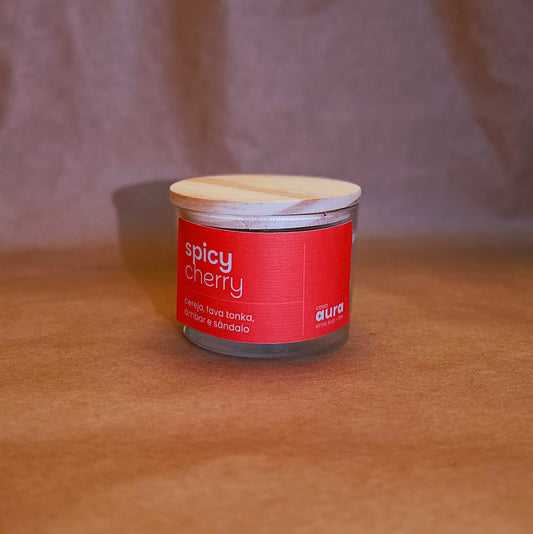 Vela Aromática Spicy Cherry | Casa Aura