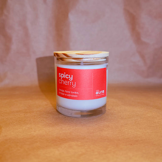 Vela Aromática Spicy Cherry | Casa Aura