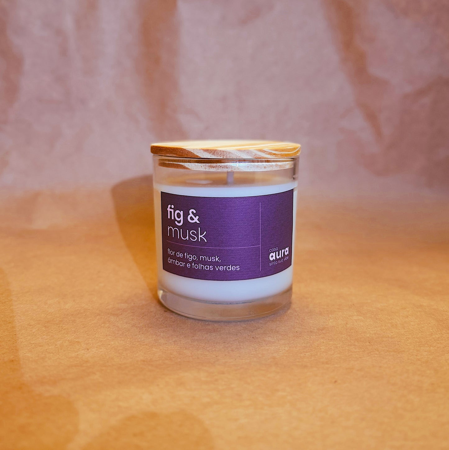 Vela Aromática Fig & Musk | Casa Aura