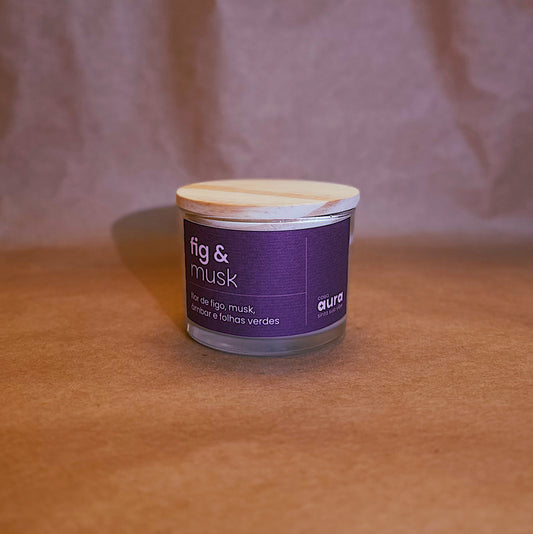 Vela Aromática Fig & Musk | Casa Aura