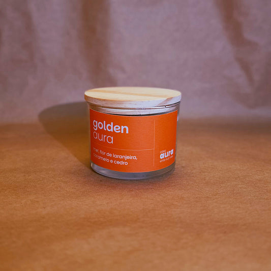 Vela Aromática Golden Aura | Casa Aura