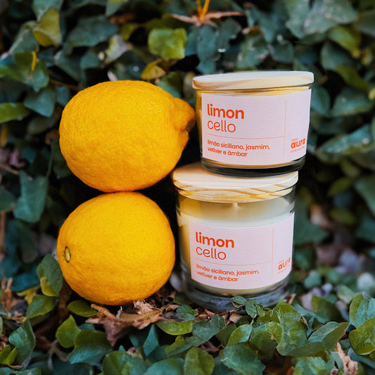 Vela Aromática Limoncello | Casa Aura